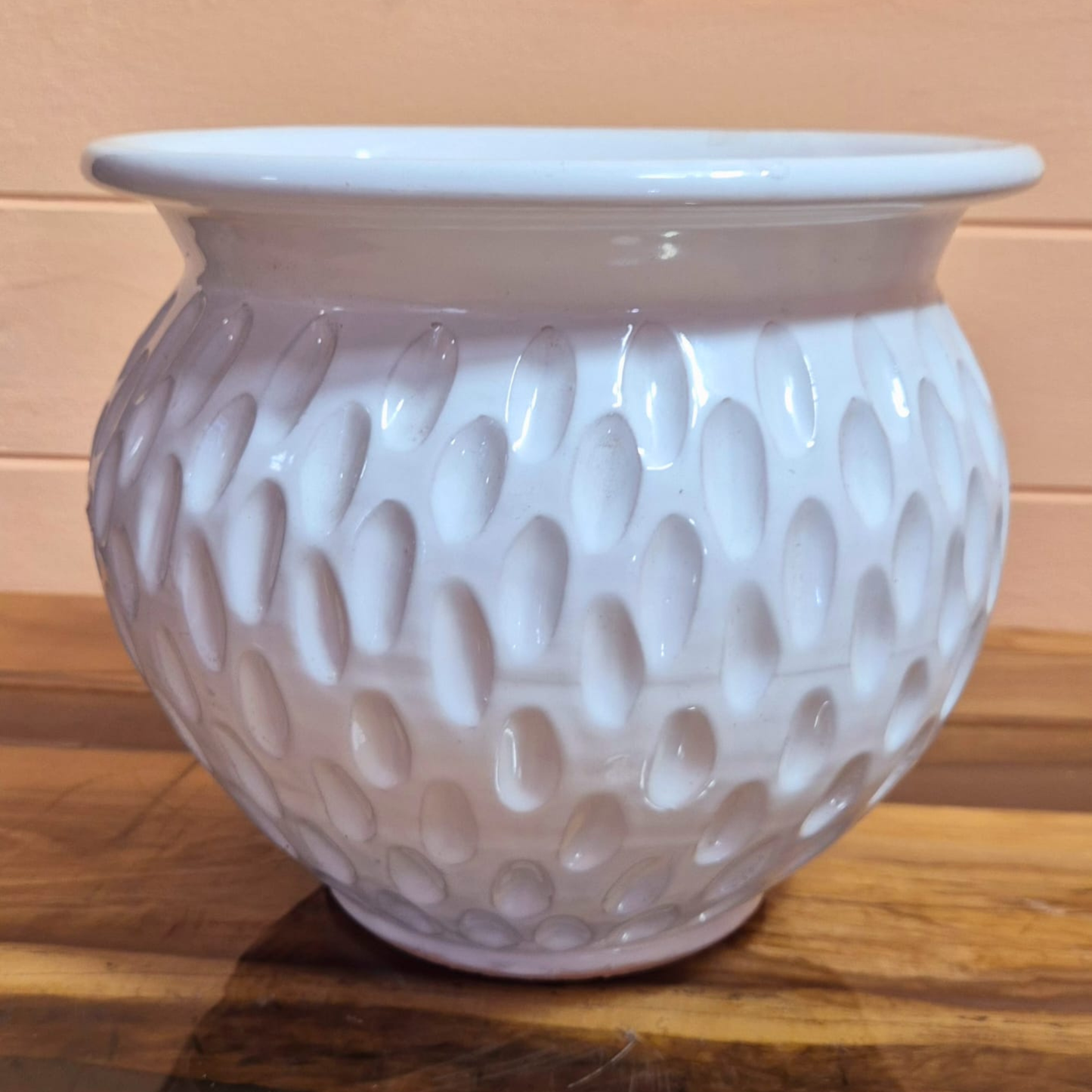 CACHEPOT INTARSIO GOCCE, 29 x 25 cm