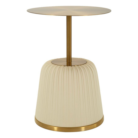 TAVOLINETTO EGLE BIANCO CM Ø 40X55