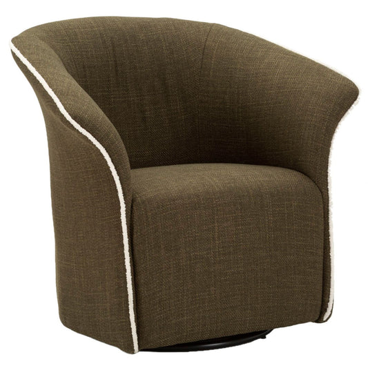 POLTRONA GIREVOLE SIENA VERDE CM 83,5X66X80 (SEDUTA ALTEZZA CM 42)