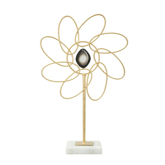 DECORAZIONE GLAM DAISY CM 24X10X37,5