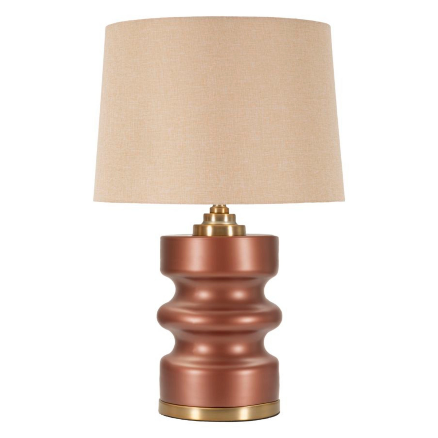 Lampada da tavolo “Rosenthal – C” Ø 35,5 × 65 cm – design elegante con base in vetro
