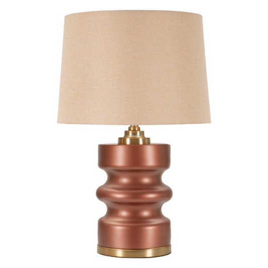 Lampada da tavolo “Rosenthal – C” Ø 35,5 × 65 cm – design elegante con base in vetro