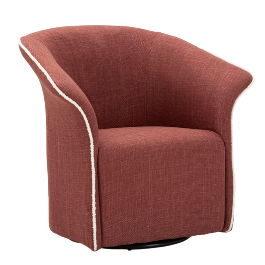 POLTRONA GIREVOLE SIENA BORDEAUX CM 83,5X66X80 (SEDUTA ALTEZZA CM 42)