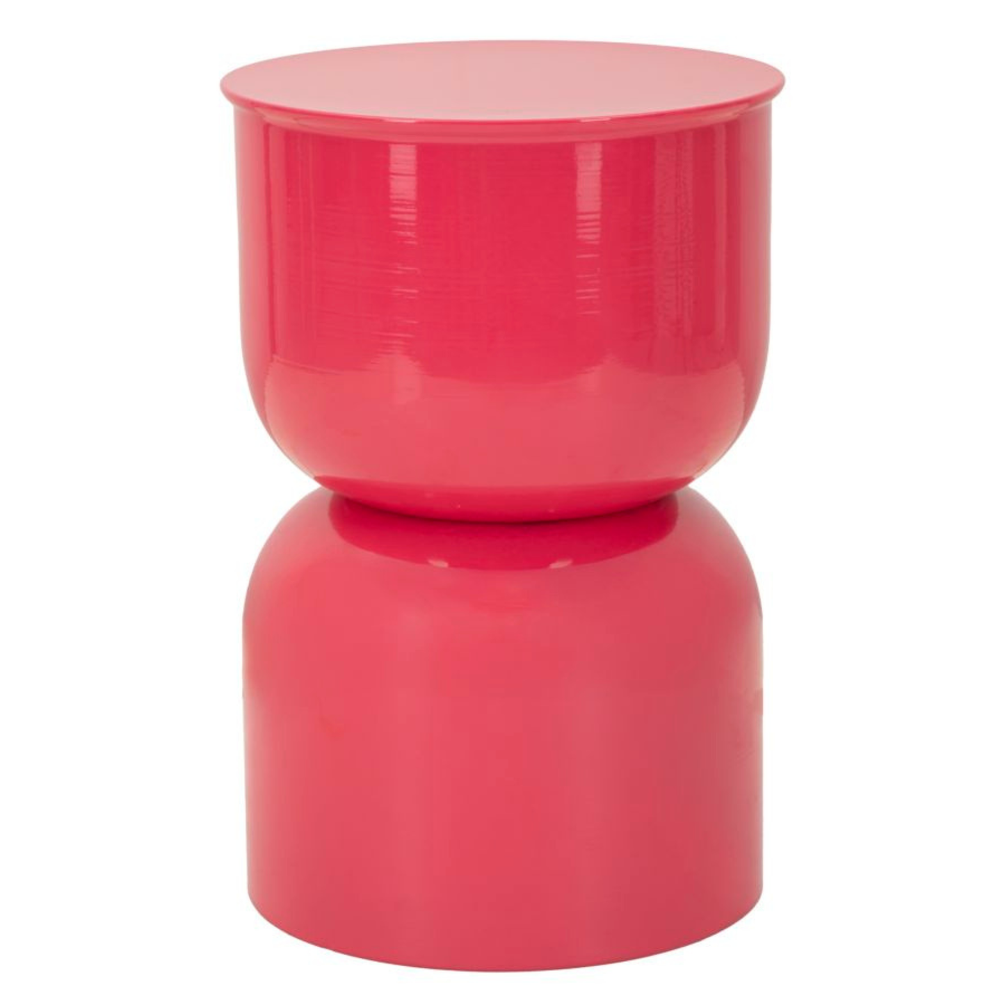 TAVOLINETTO IN METALLO OYI FUXIA CM Ø 31X46