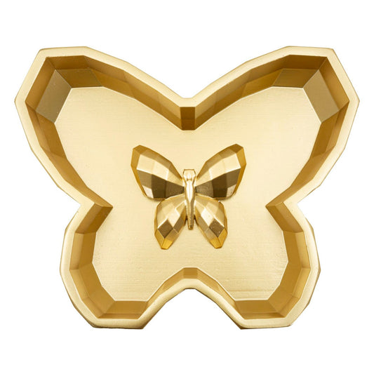 Svuotatasche Butterfly in Metallo Decorativo 20,5x17,5x3 cm