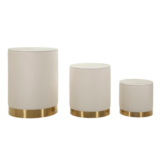 ESPOSITORE C/CONTENITORE SHOP SET 3 PZ CM Ø 60X80-50X60-40X40 codice 1428780000