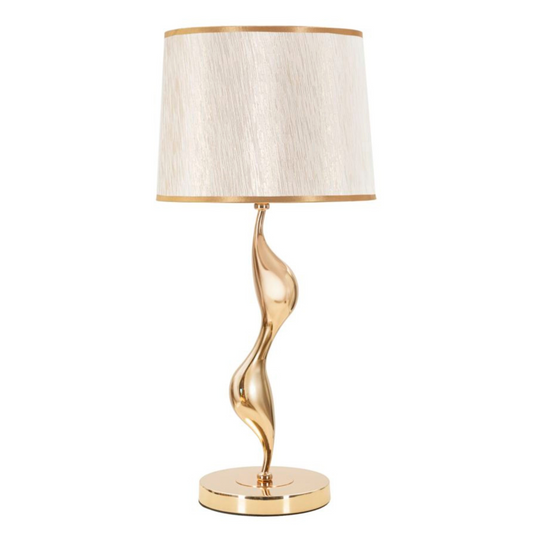 Lampada da Tavolo Goldy Ø30 x H64,5 cm – Eleganza Dorata per Ambienti Moderni