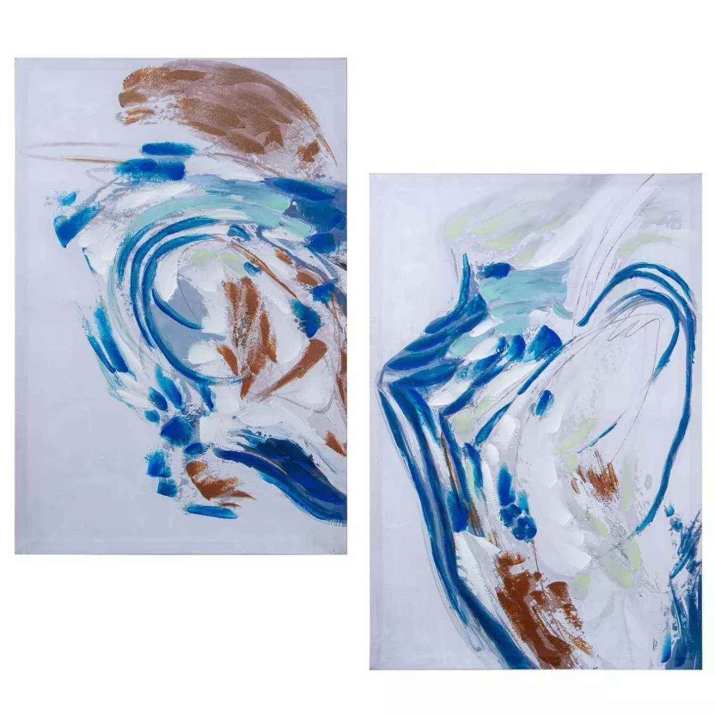 COPPIA QUADRI SU TELA 60X90CM