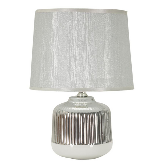 Lampada da Tavolo Lucina Ø20 x H29 cm – Design Compatto e Stile Essenziale