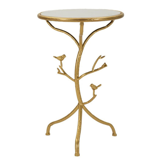 TAVOLINETTO BIRDS MARBLE CM Ø 38X60