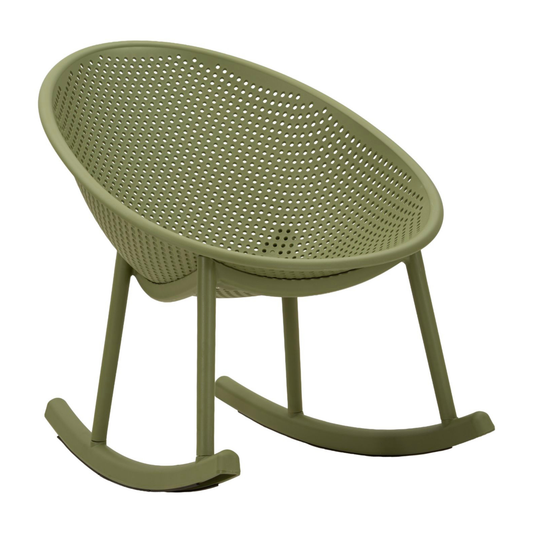 SEDIA A DONDOLO IBIZA VERDE CM 66X88X80 (ALTEZZA SEDUTA CM 38)