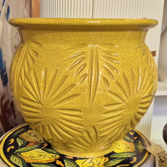 CASPEAUX INTARSIO GIRASOLE OCRA, 30 x 32 CM