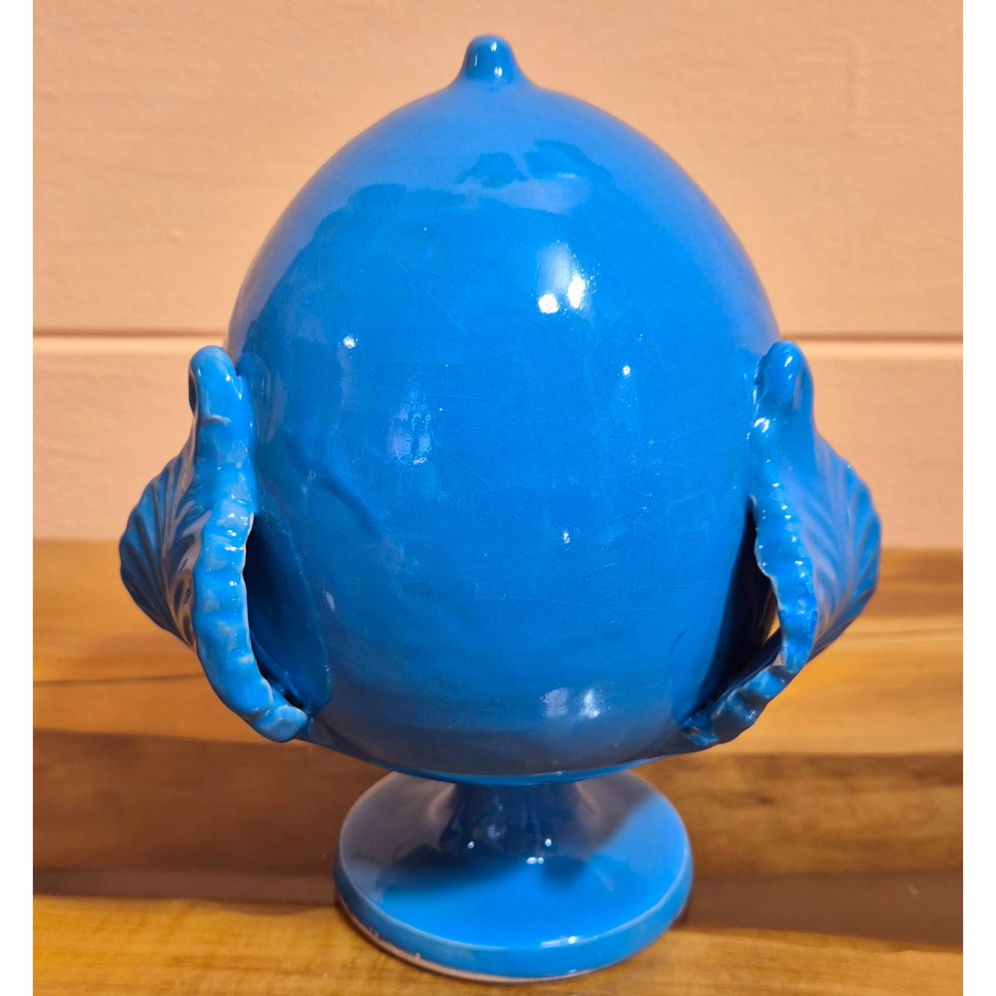 PUMO AZZURRO, 15 x H 20 cm