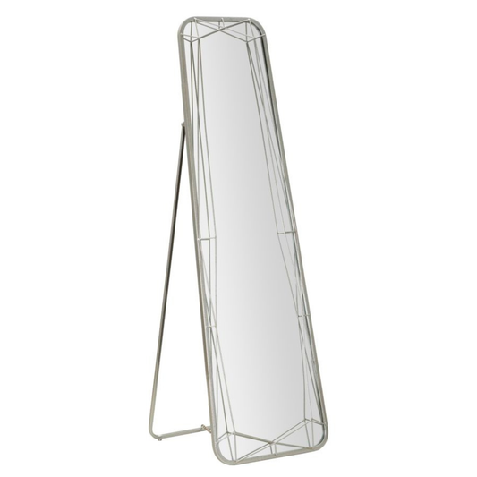 SPECCHIO DA TERRA SILVER CM 46X2-57X153 (MISURA SPECCHIO CM 43X150)
