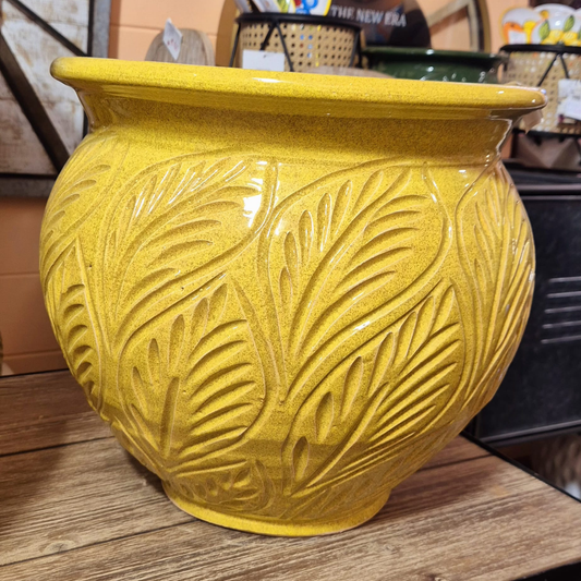 CASPEAUX INTARSIO FOGLIA OCRA, 32 X 30 cm