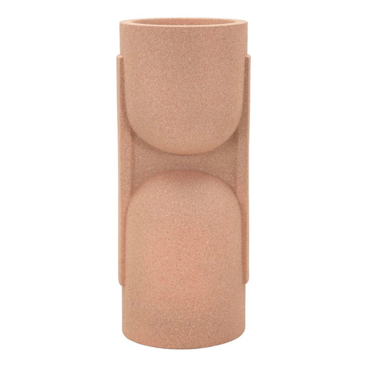 Vaso da esterno alto Nui H 91 cm effetto pietra design moderno (APERTURA CM Ø 29)