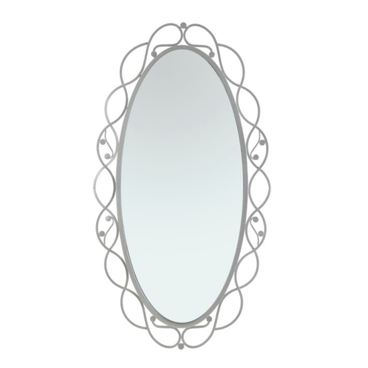 SPECCHIO OVAL SILVER CM 60X2,5X110