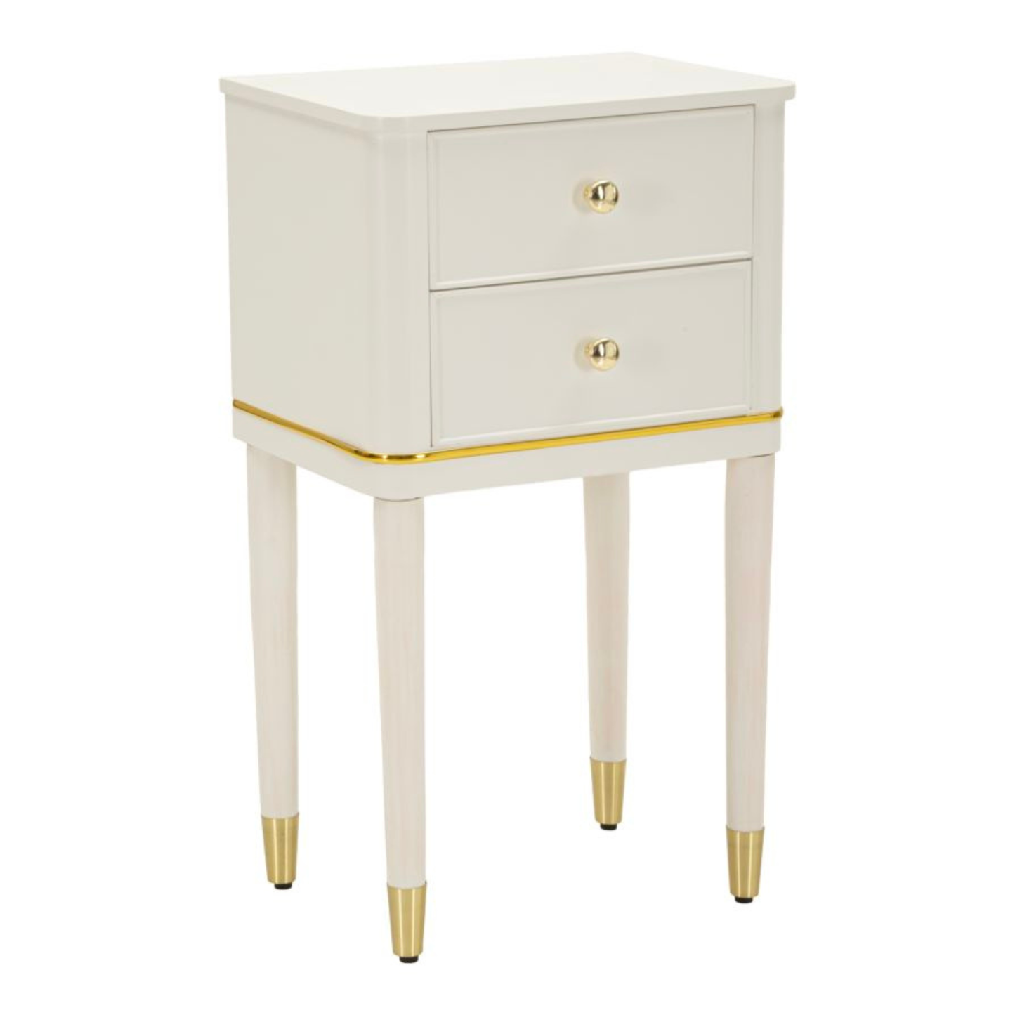 COMODINO CAMILLE BIANCO CM 40X30X71