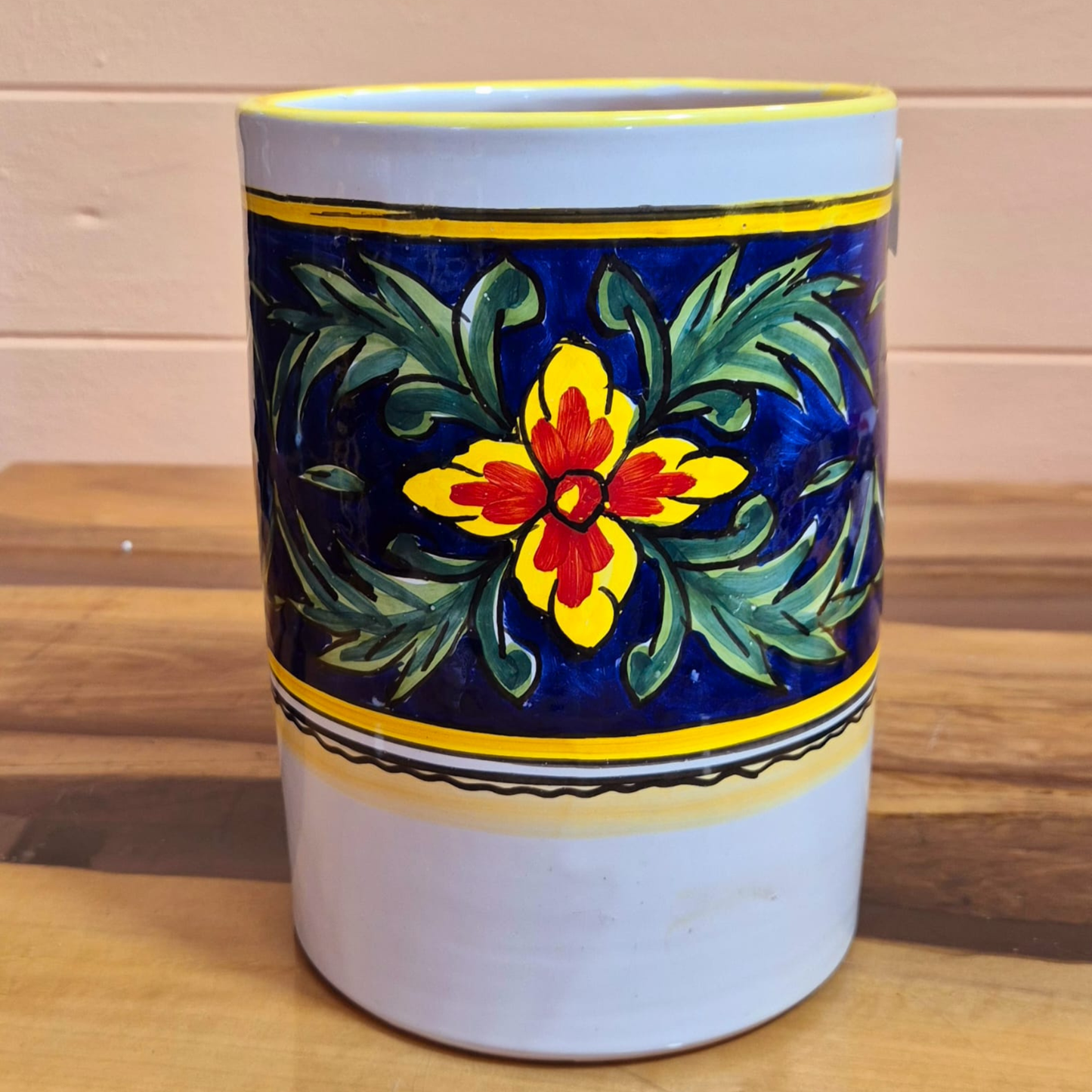 VASO CILINDRICO FIORE, 16 x 22 cm