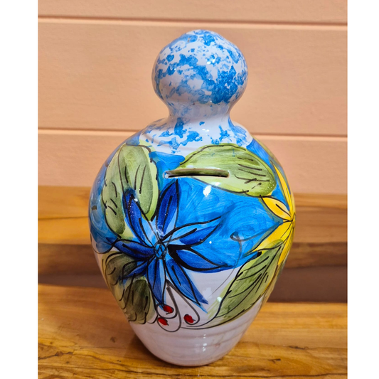 SALVADANAIO FIORI, 15 x 24 cm