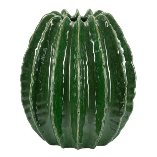 Vaso Cactus Ball Ø 28x31 cm – Vaso Decorativo Tondo con Finitura Opaca Naturale
