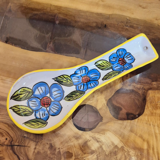 POGGIAMESTOLO FIORI BLU, 10 x 26 cm