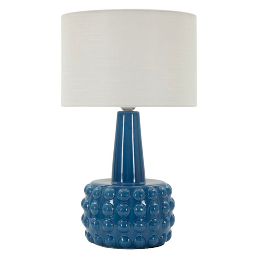 LAMPADA DA TAVOLO GRESS BLU CM Ø 30X51,5