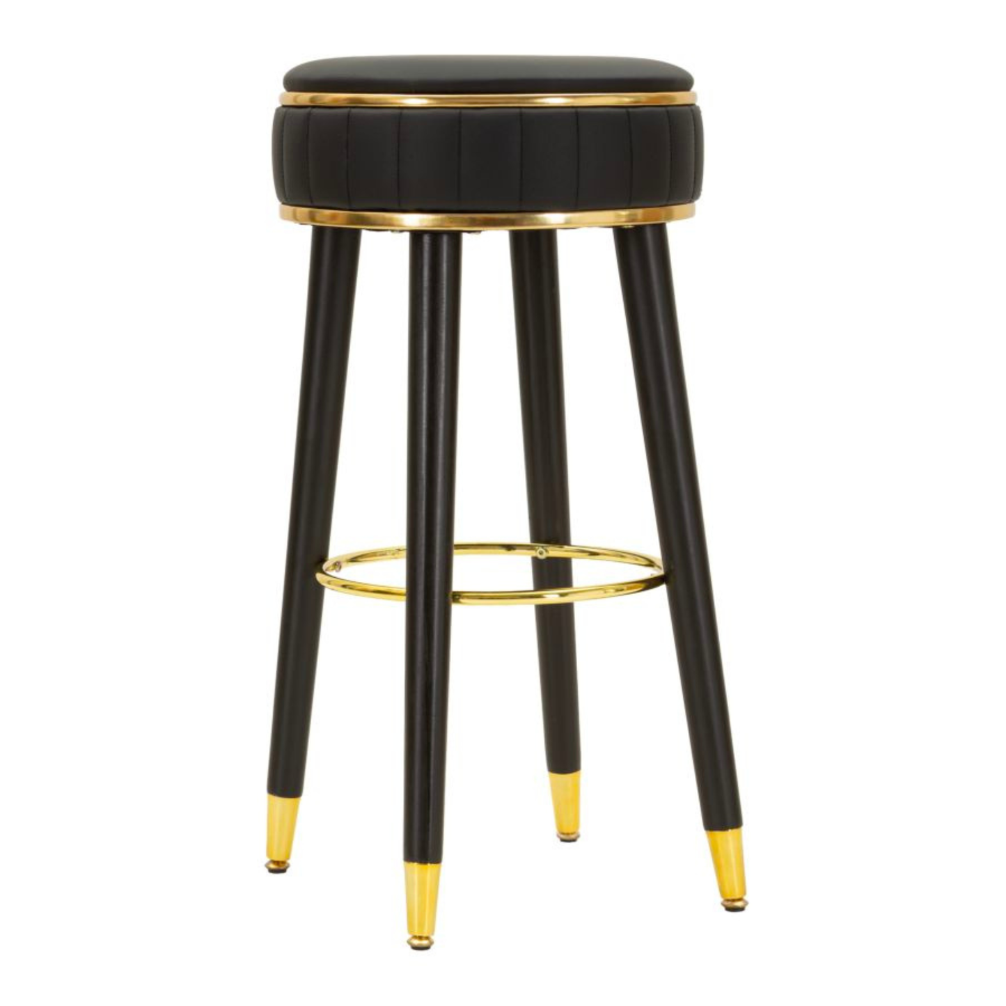SGABELLO BAR LONDON NERO CM Ø 38X74