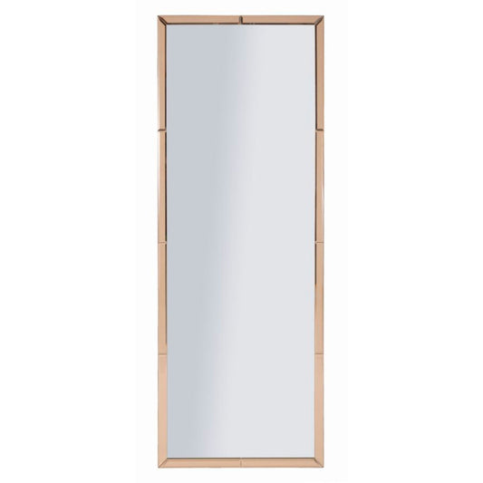 SPECCHIO DA MURO RIYAD ROSA CM 55X2X150 (MISURA SPECCHIO CM 49X143,5)