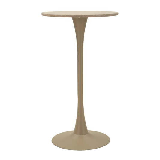 TAVOLO BAR ALASKA CREMA CM diam 60x106H cm