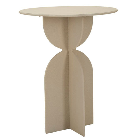 Tavolinetto Dune in Metallo Nero Ø 45 cm
