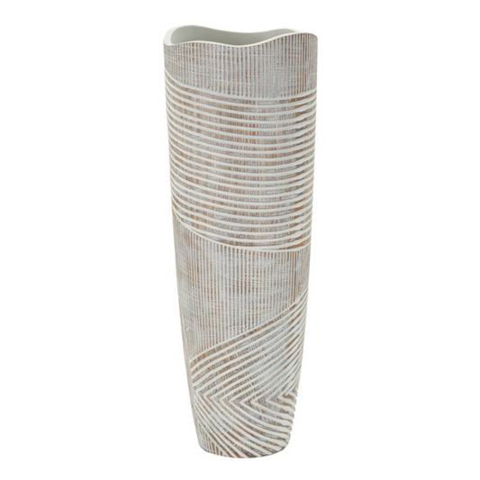 VASO RESINA WOODY CM Ø 19X55