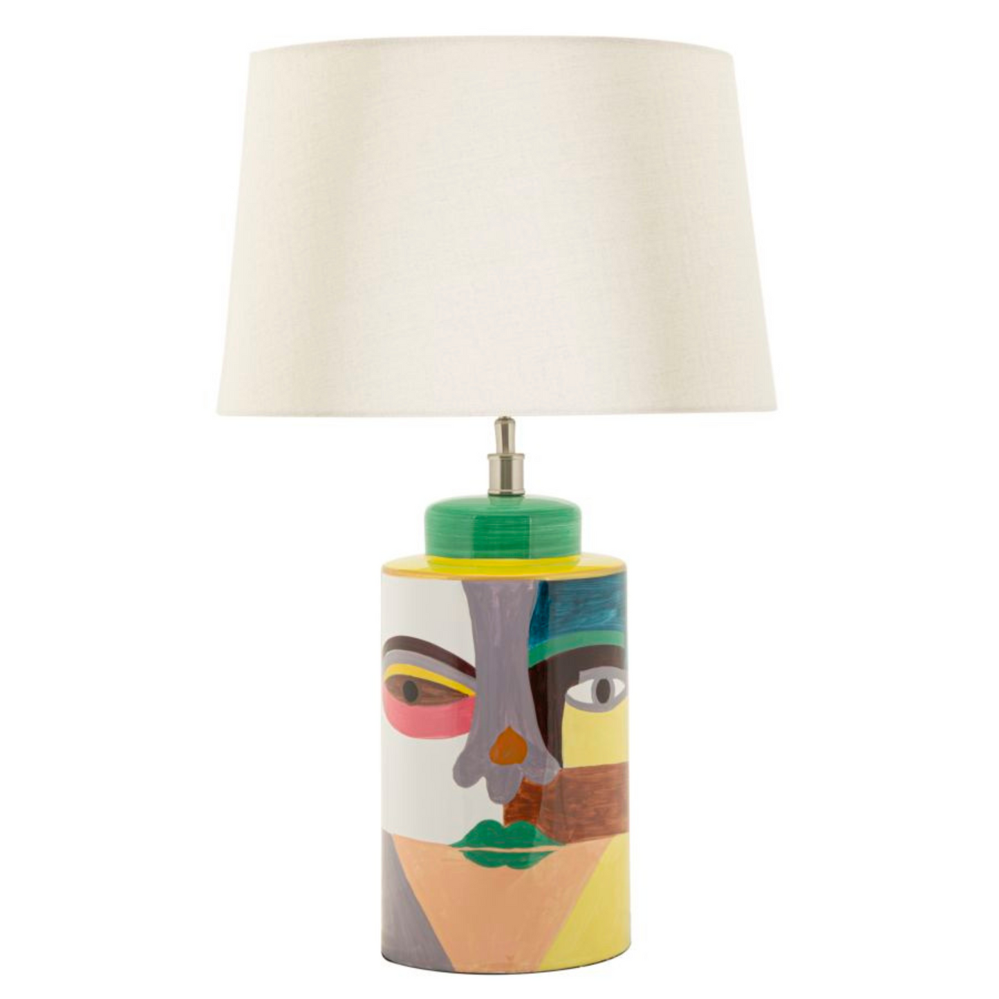 Lampada da tavolo “Piccassy Color” Ø 40 × 65 cm – design artistico multicolore