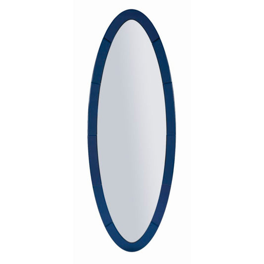SPECCHIO DA MURO AMMAN BLU CM 55X2X150 (MISURA SPECCHIO CM 42,5X137,5)