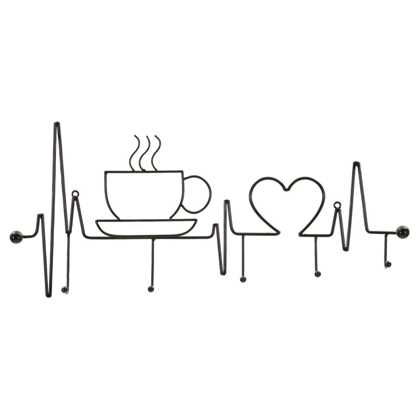 APP/ABITI DA MURO BREAKFAST NERO CM 60X3,8X26,7