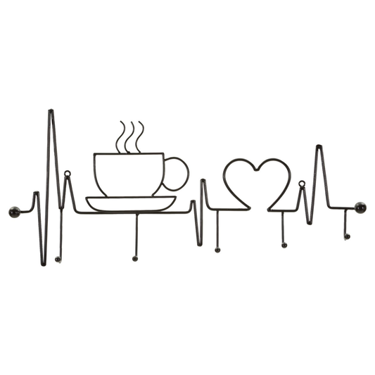 APP/ABITI DA MURO BREAKFAST NERO CM 60X3,8X26,7