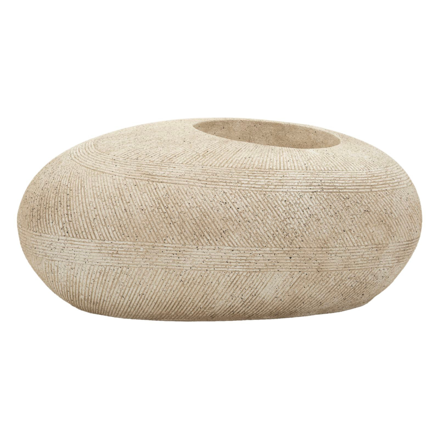 Vaso da esterno effetto pietra Stone  CM 78,5X56X33,5 (APERTURA CM Ø 28)