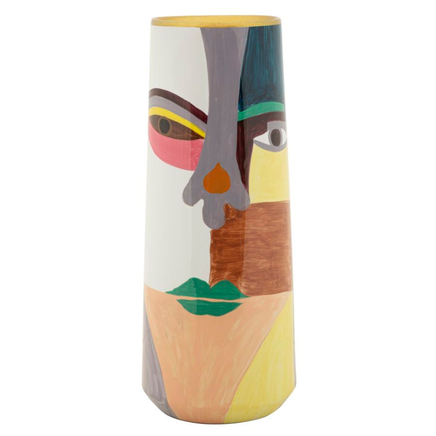 Vaso Piccassy Tall in Ceramica Multicolore H 40 cm – Mauro Ferretti