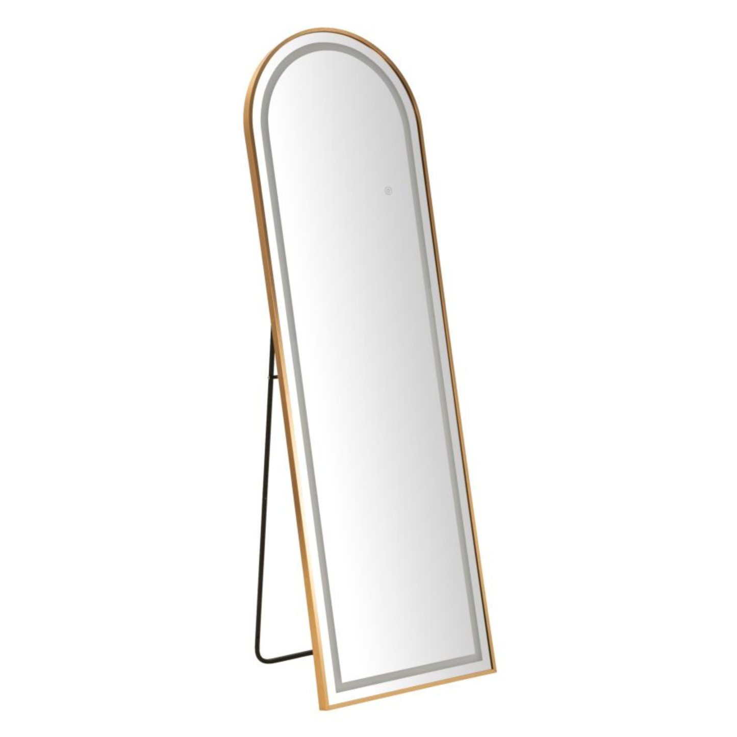 SPECCHIO DA TERRA LED SIMPLE ARCO CM 50X3-38X160 (3 TONALITA' DI LUCE)