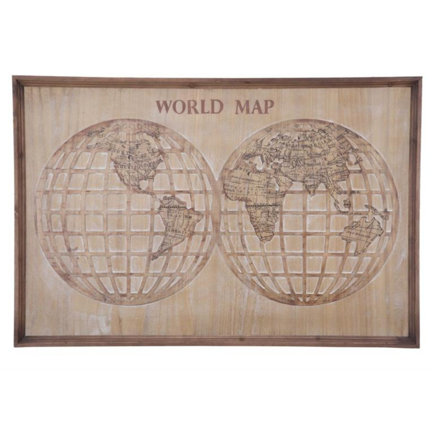 PANNELLO WORLD MAP CM 120X4X80
