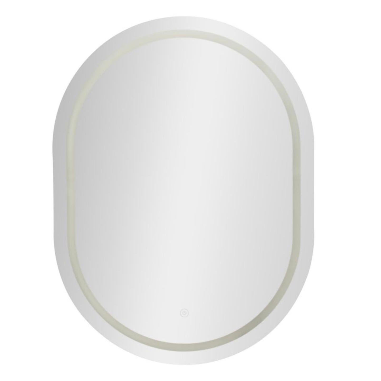 SPECCHIO DA MURO LED SIMPLE OVALE CM 60X3,5X80 (3 TONALITA' DI LUCE)