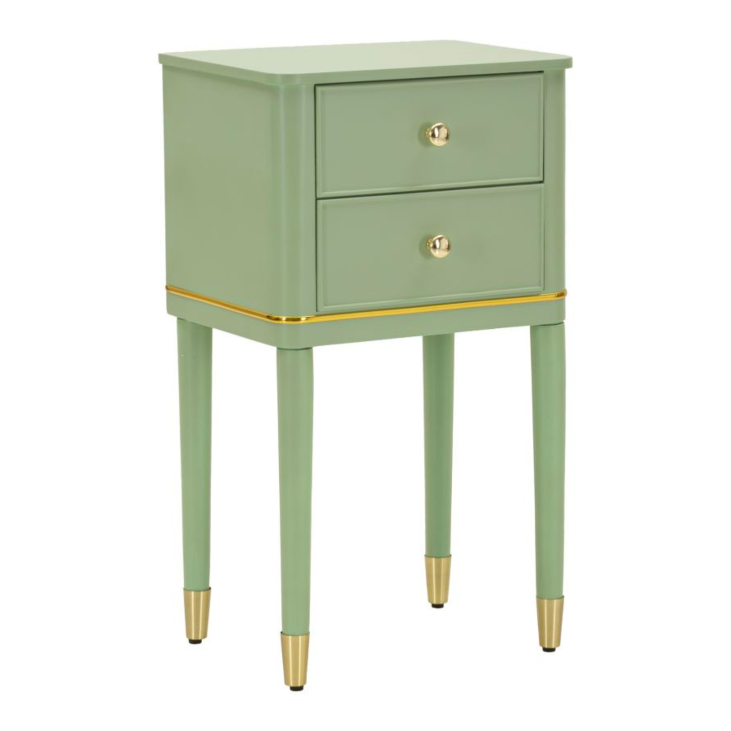 COMODINO CAMILLE VERDE CM 40X30X71