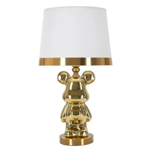 LAMPADA DA TAVOLO ORSACCHIOTTO GOLD CM Ø 30X54
