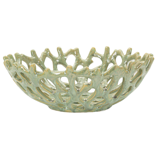 CentroTavola decorativo CORAL Ø 35x13 cm