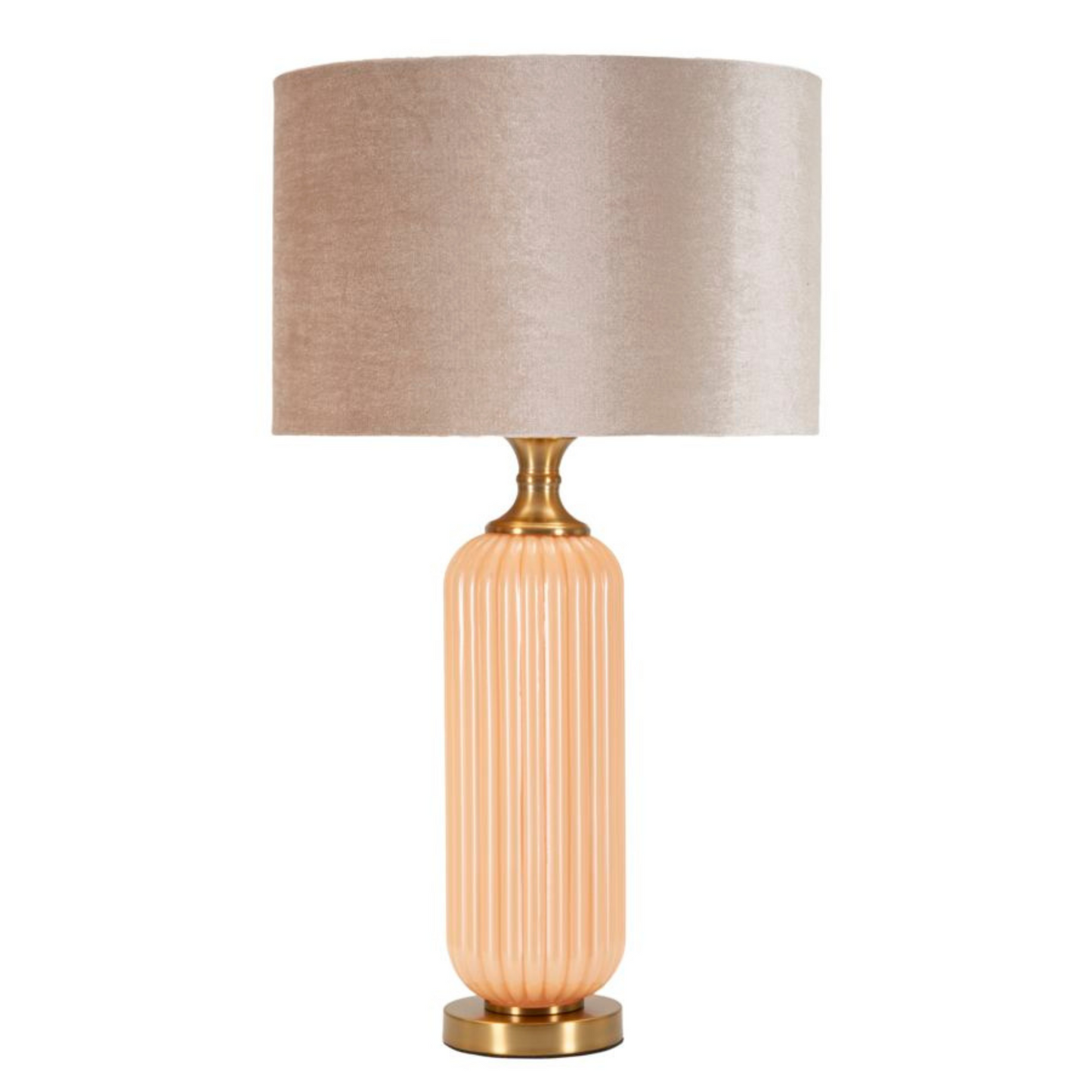 Lampada da tavolo “Perly – C” Ø 35,5 × 64 cm – design raffinato in vetro perlato