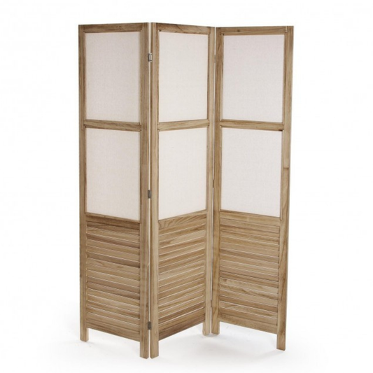 PARAVENTO LEGNO CON FINESTRE OPACHE