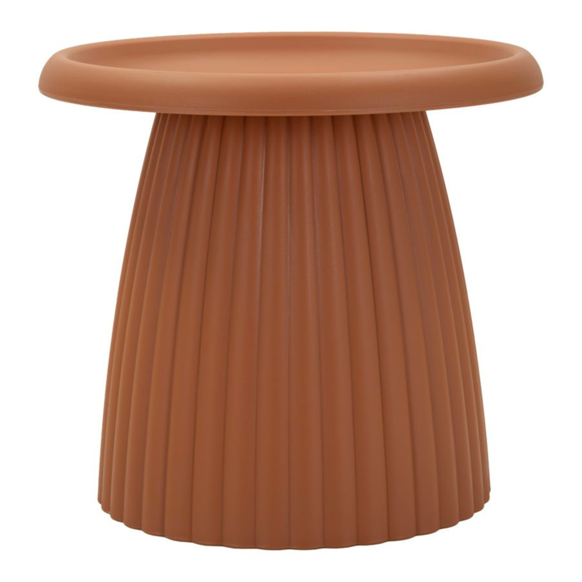TAVOLINETTO GEAX ROSSO CM Ø 50X45