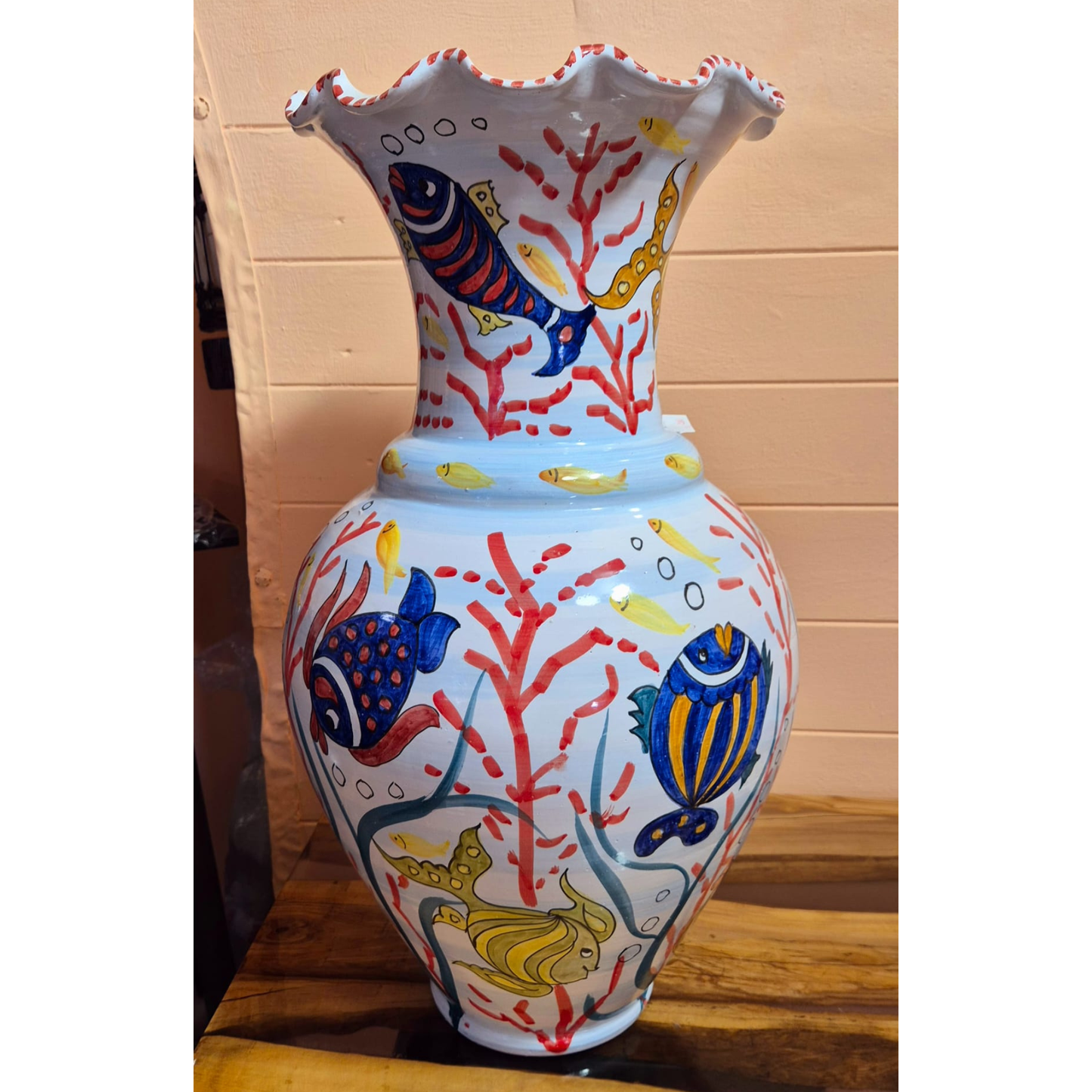 VASO GRANHDE PESCI, 45 X 70 CM