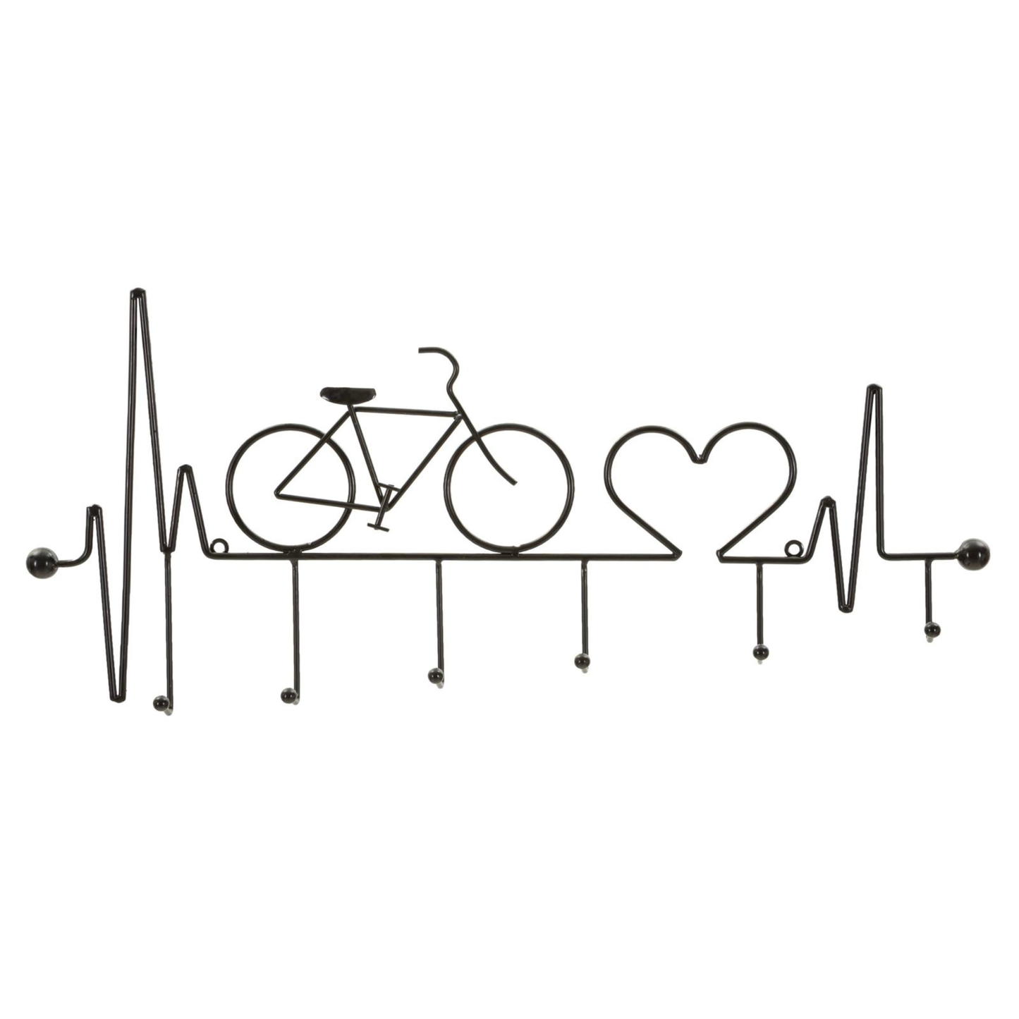 APP/ABITI DA MURO BICICLETTA NERO CM 59X3,2X26,5