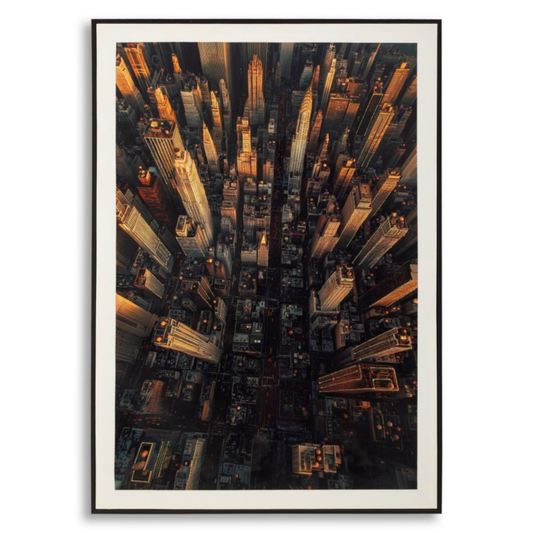 STAMPA SU TELA LACCATA NEW YORK C/CORNICE -A- CM 72X4X102